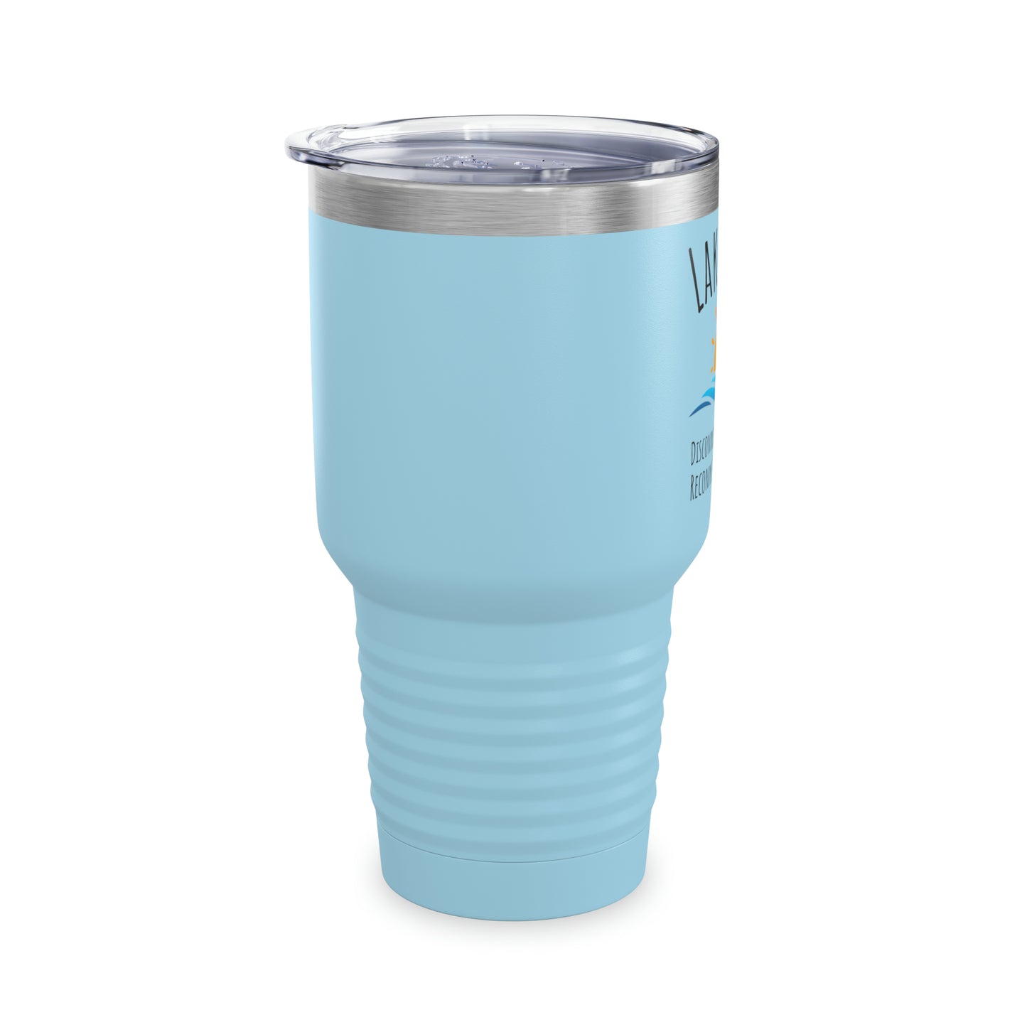 "Lake Life - Disconnect your mind, reconnect your soul" Ringneck Tumbler, 30oz