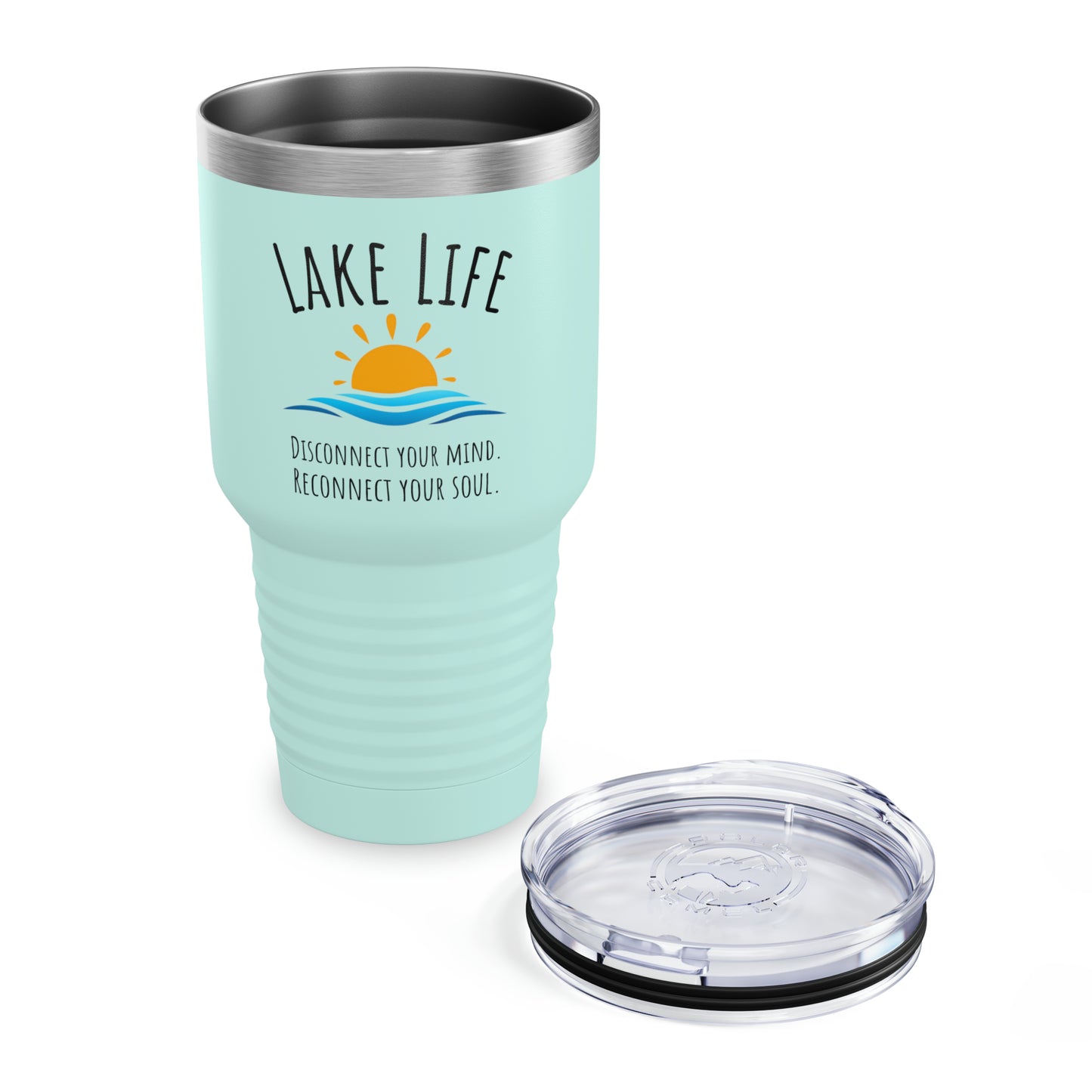 Lake Life: Disconnect your mind, reconnect your soul Ringneck Tumbler, 30oz