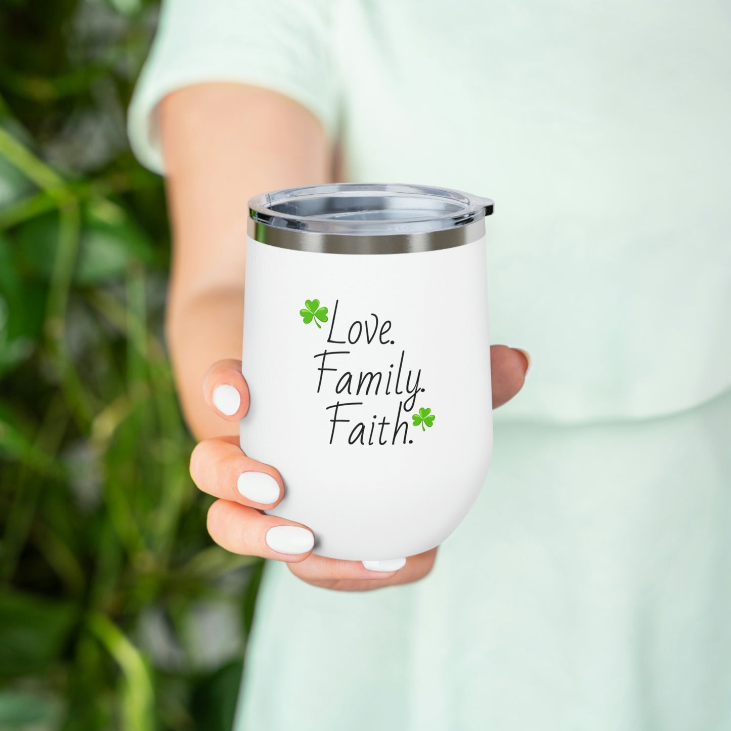 Love Family Faith Insulated tumbler