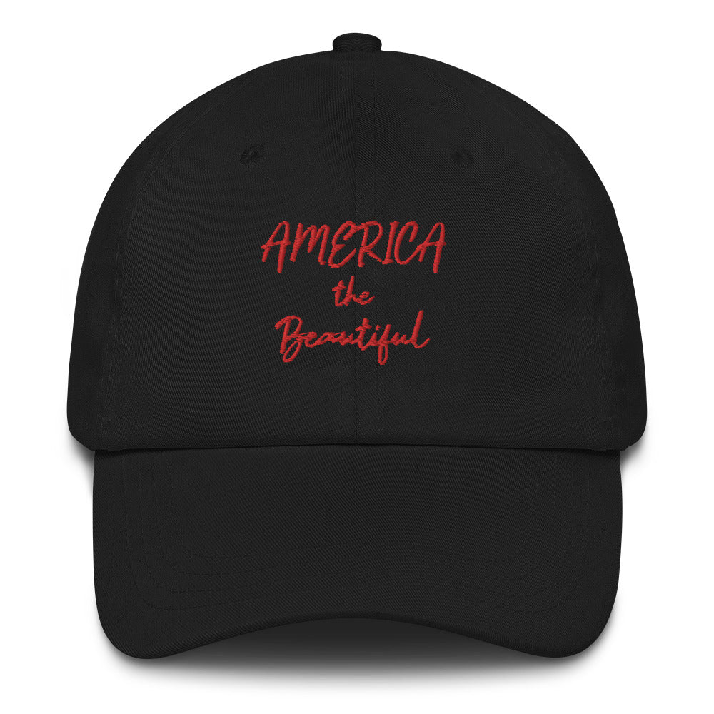 America the Beautiful - adjustable baseball cap