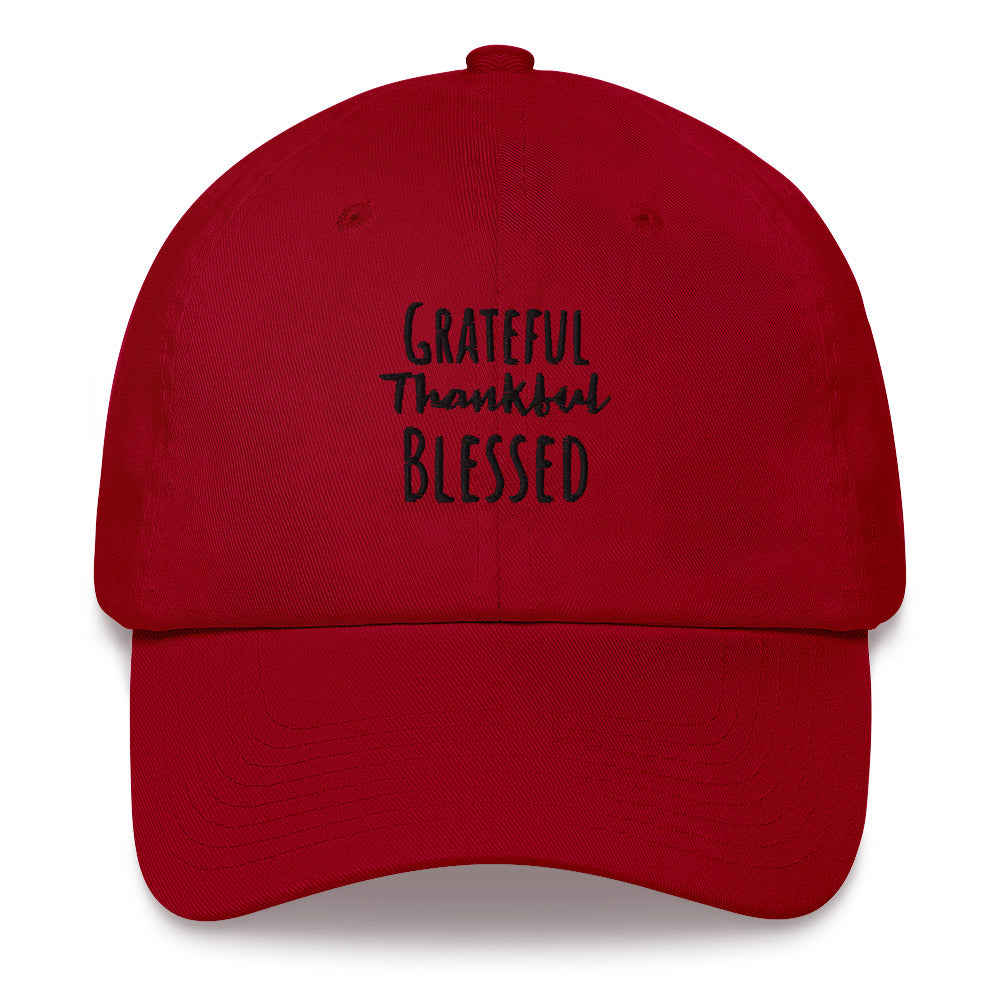 Grateful Thankful Blessed baseball cap