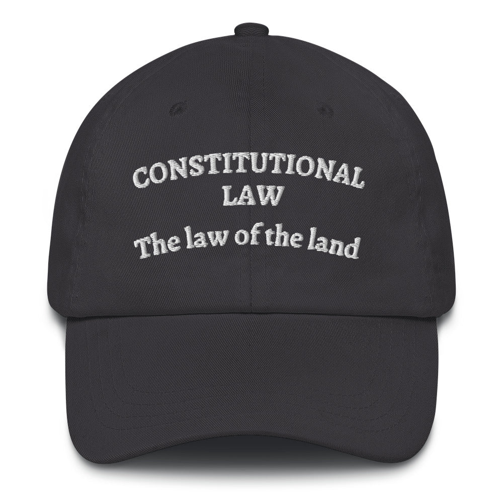 Constitutional Law - adjustable baseball cap