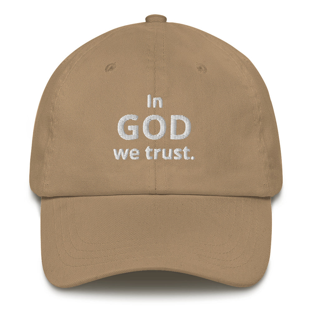 In God We Trust - adjustable baseball cap