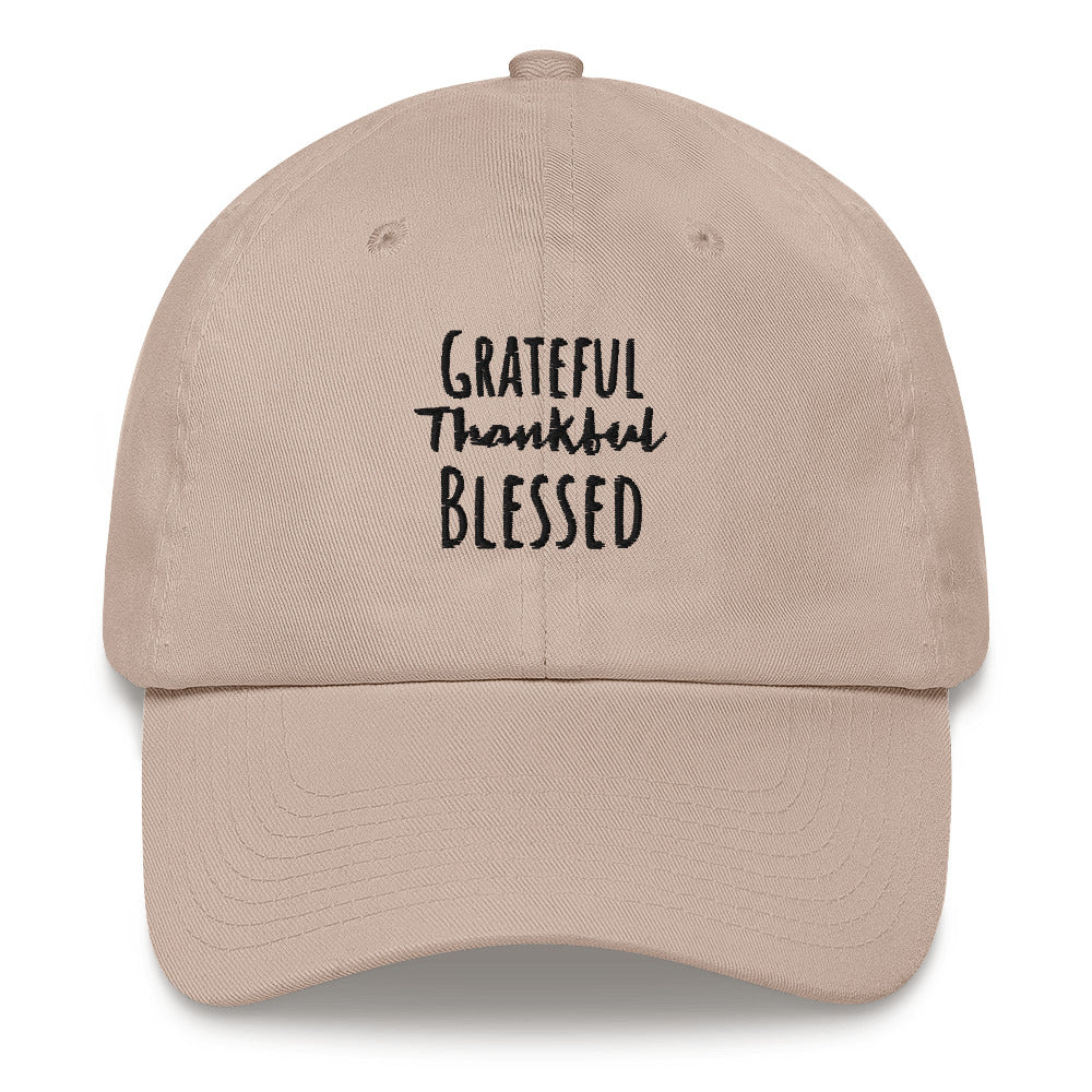 Grateful Thankful Blessed baseball cap