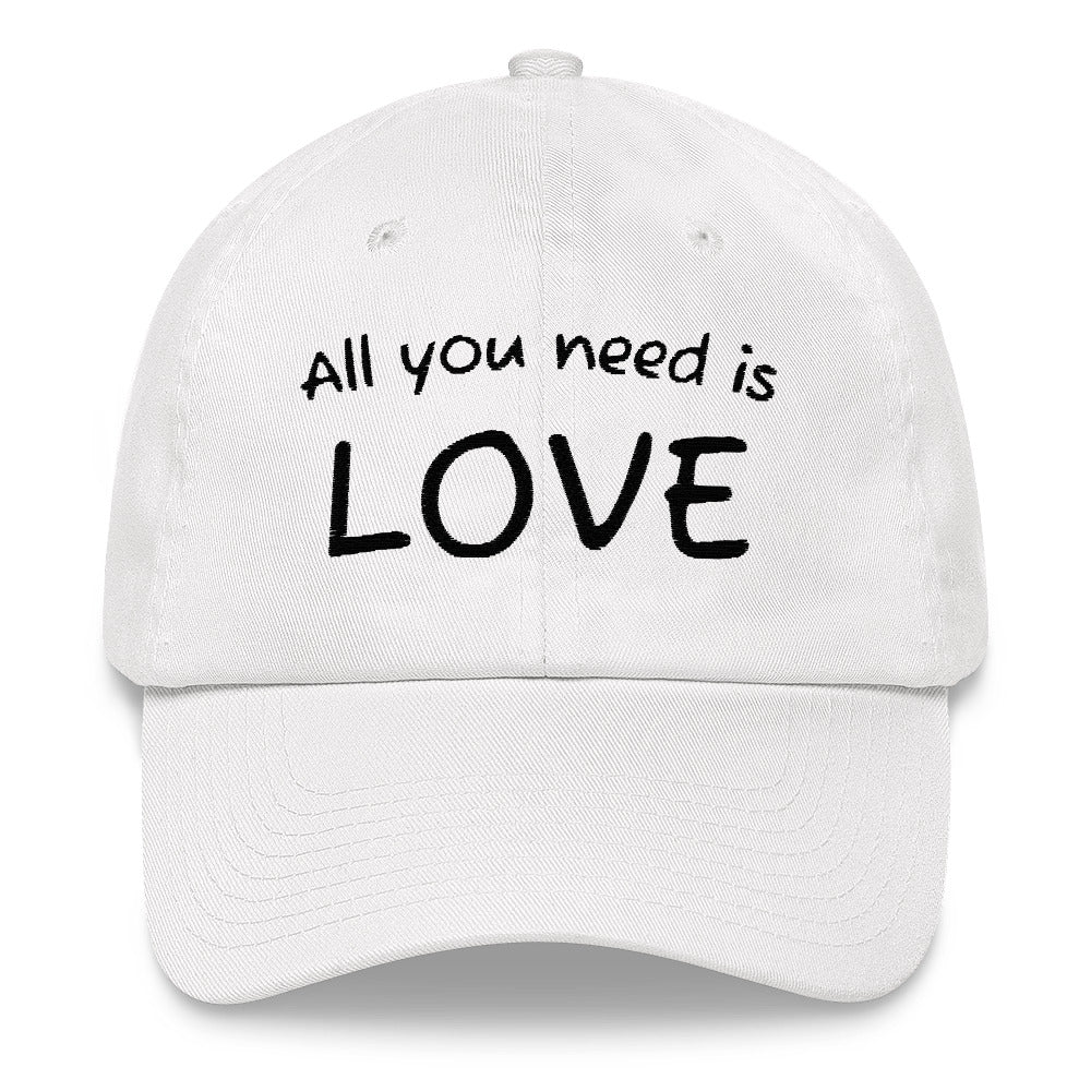 All you need is love - adjustable baseball cap