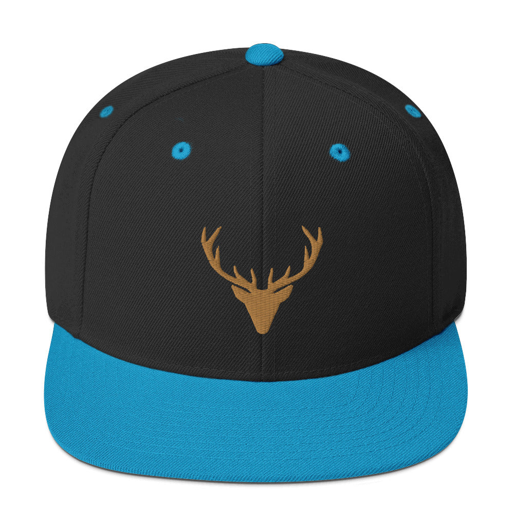 Deer Head Snapback Hat