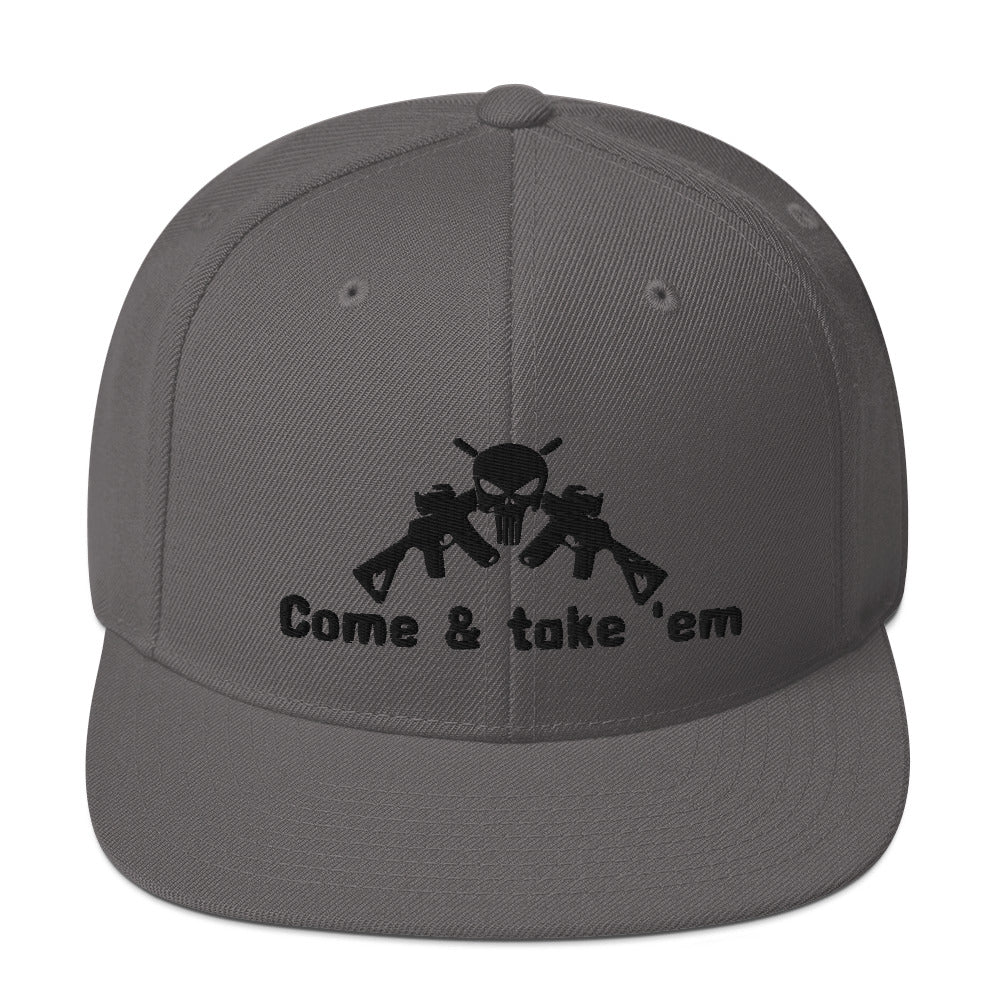 Come & Take 'em Snapback Hat