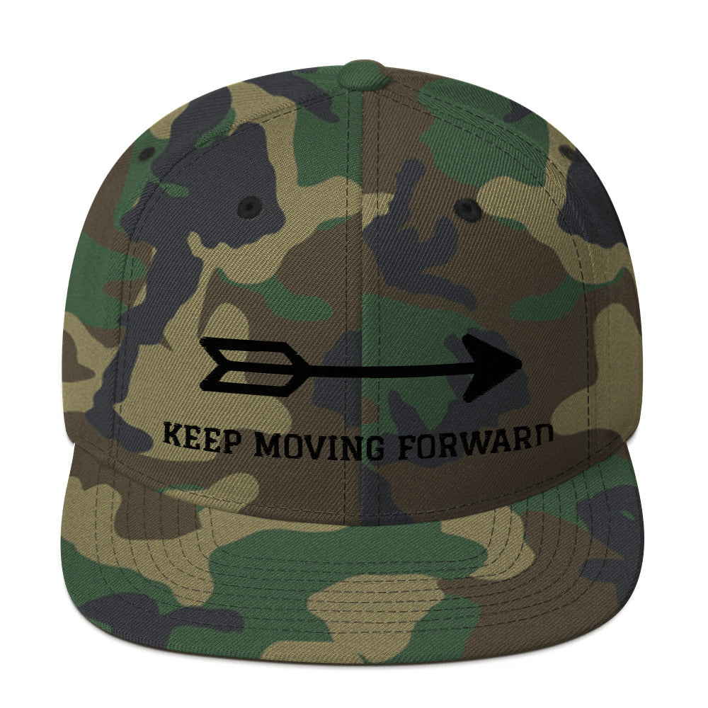 Keep moving forward snapback hat