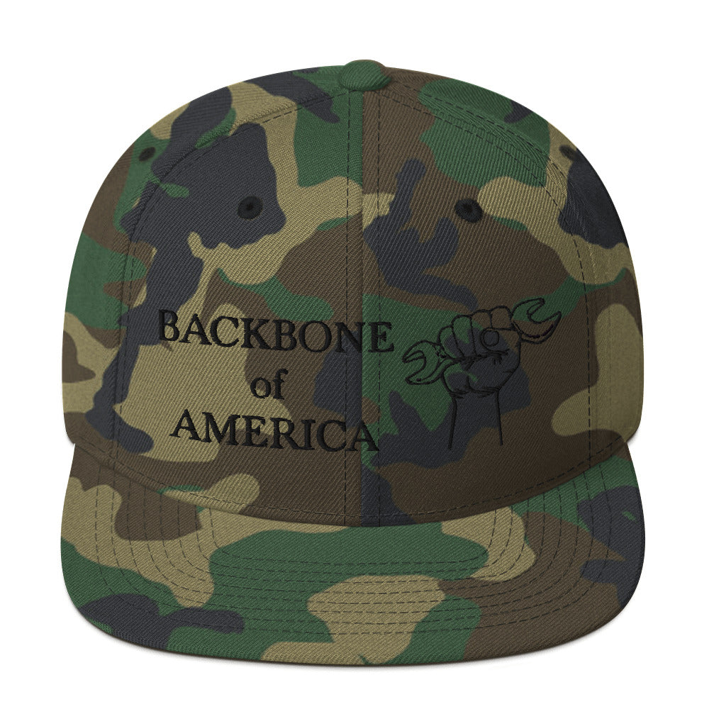 Backbone of America high profile Snapback Hat