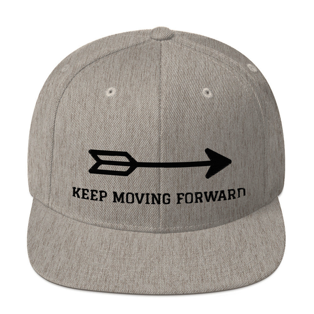 Keep moving forward snapback hat