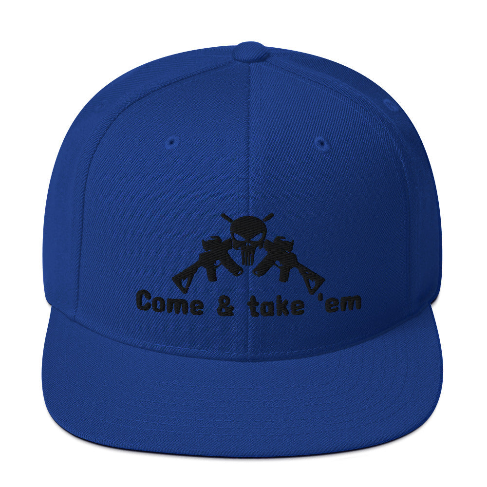 Come & Take 'em Snapback Hat