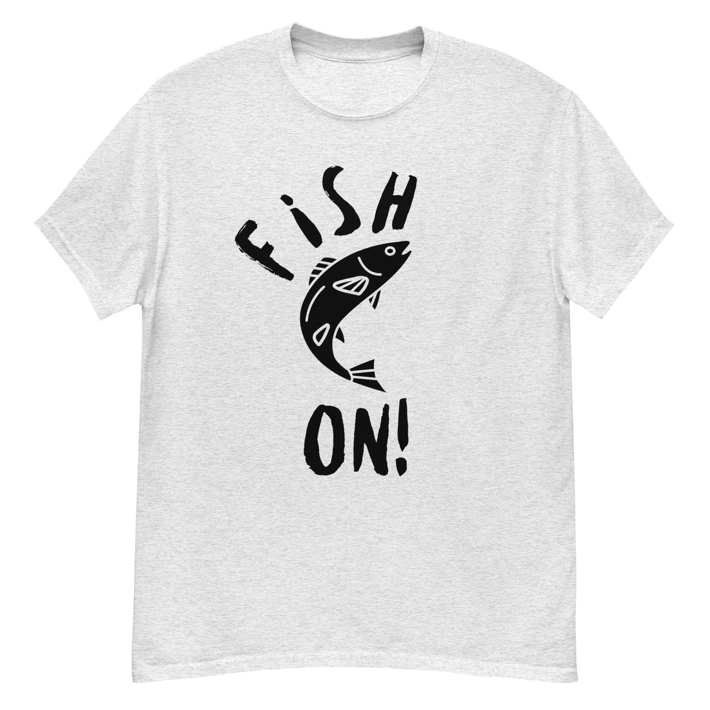 Fish on! Classic tee (black design)
