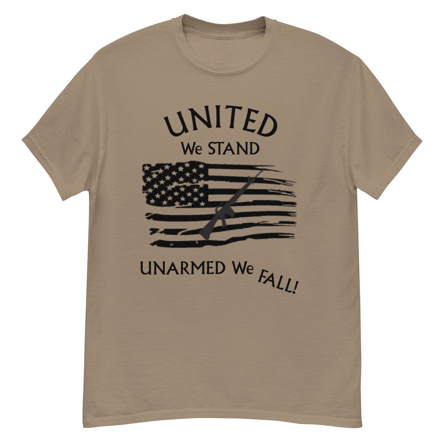 United We Stand, Unarmed we Fall - Unisex t-shirt