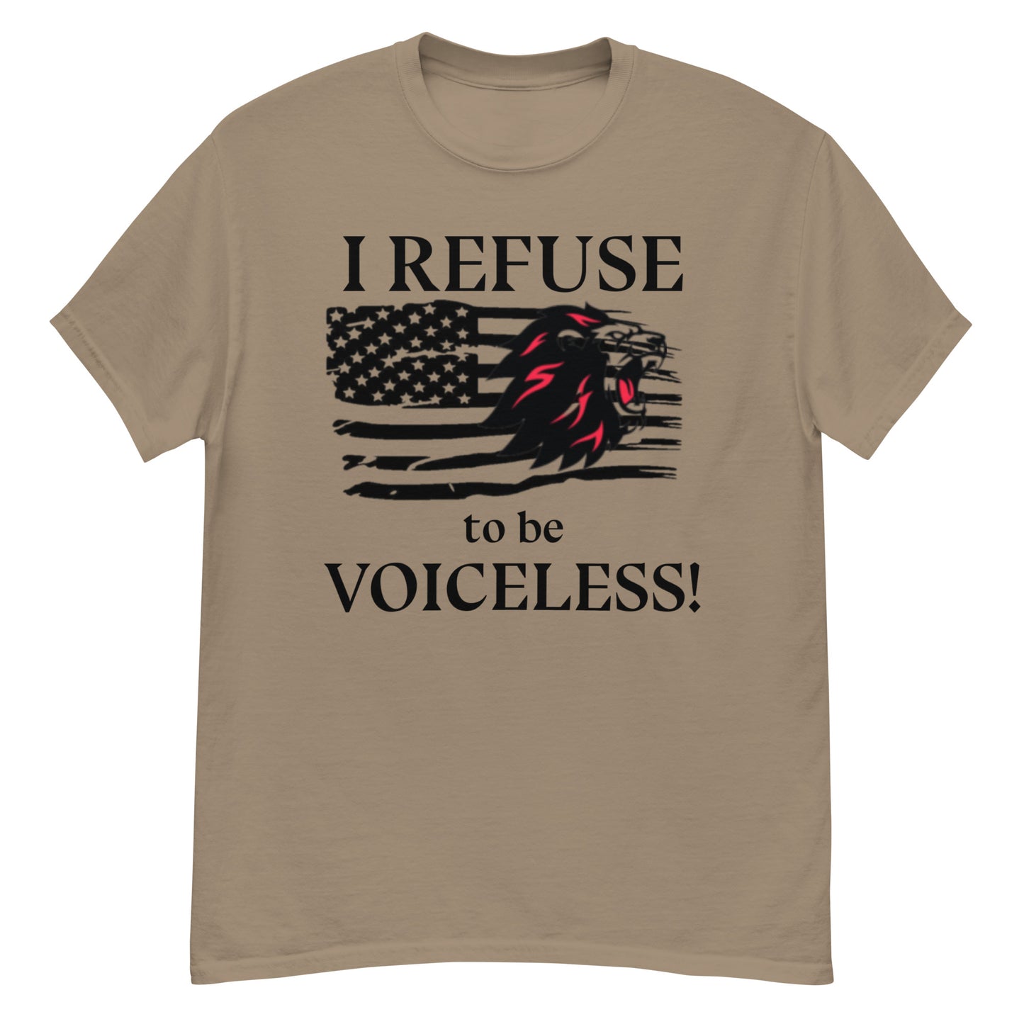 I refuse to be voiceless classic tee