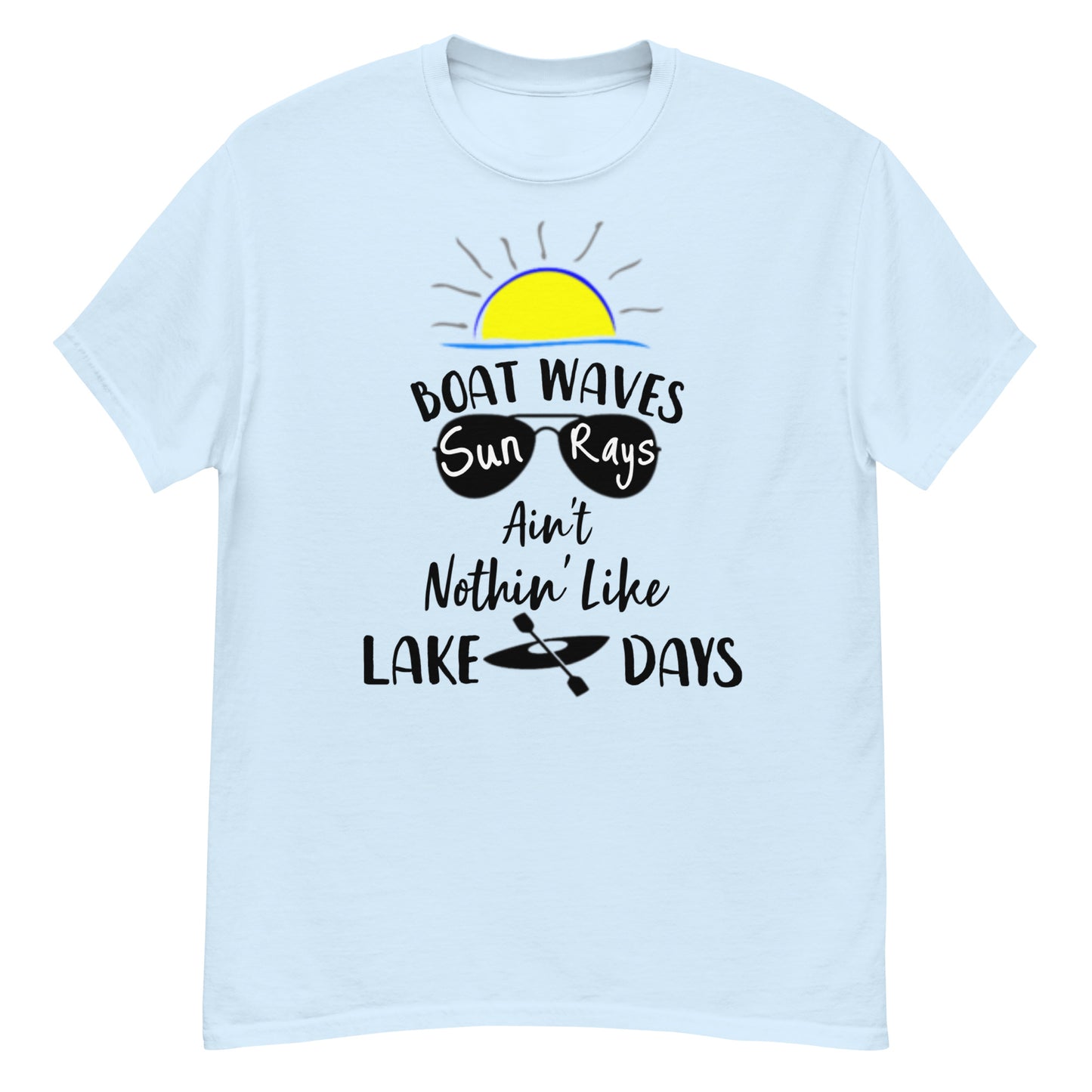 Boat Waves...Lake days classic tee (with kayak)