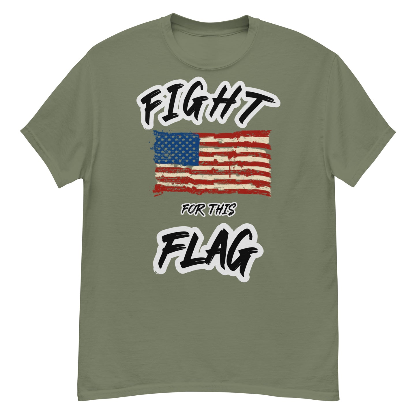 Fight for this Flag - classic tee (gray outline)
