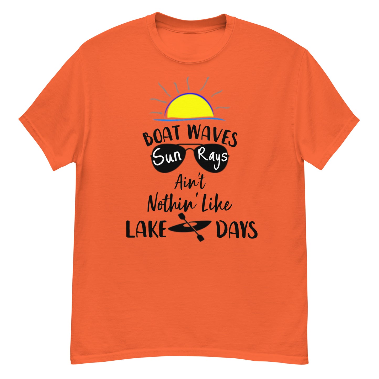 Boat Waves...Lake days classic tee (with kayak)