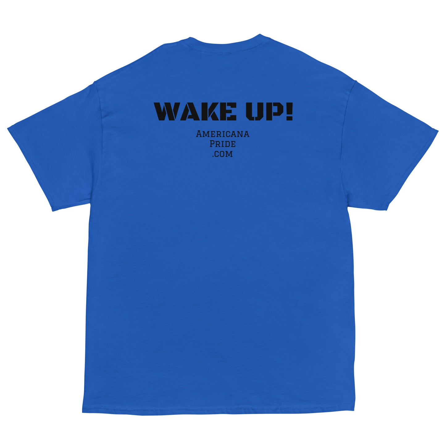 If you're not part of the movement you ARE the movement - Wake up! (Black lettering)