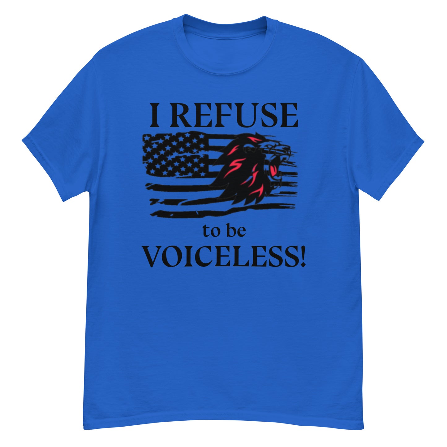 I refuse to be voiceless classic tee