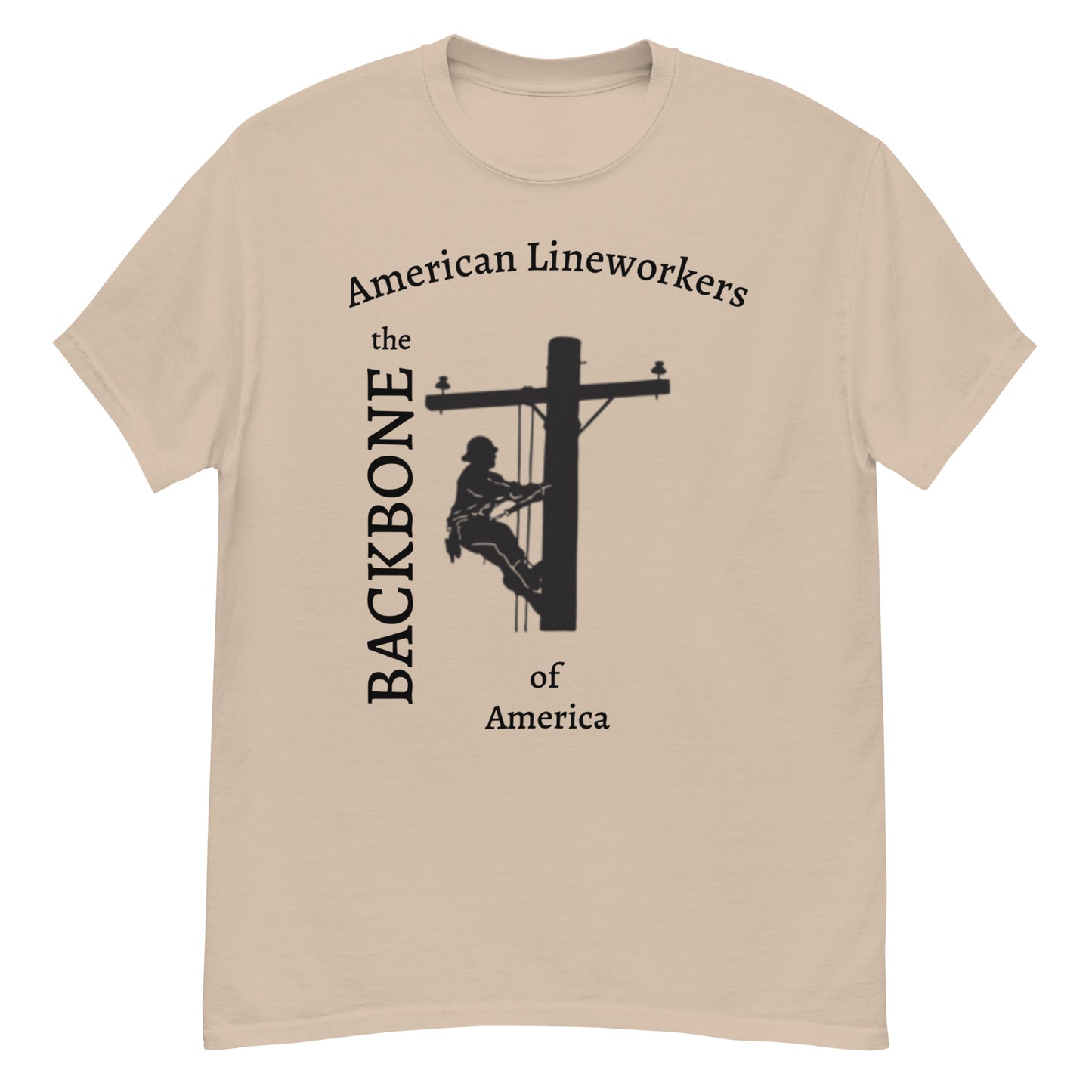 American Lineworkers - Backbone of America classic tee