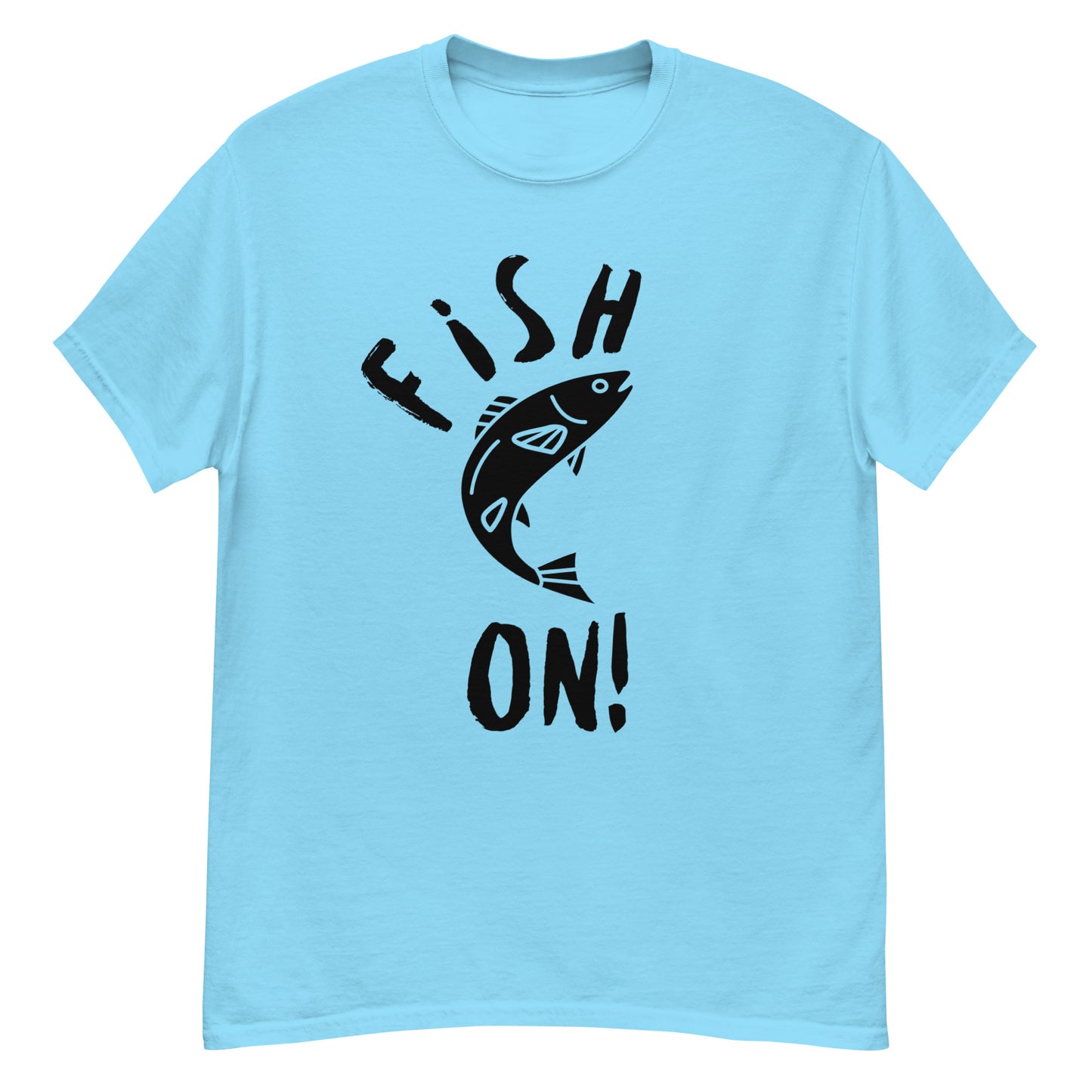 Fish on! Classic tee (black design)