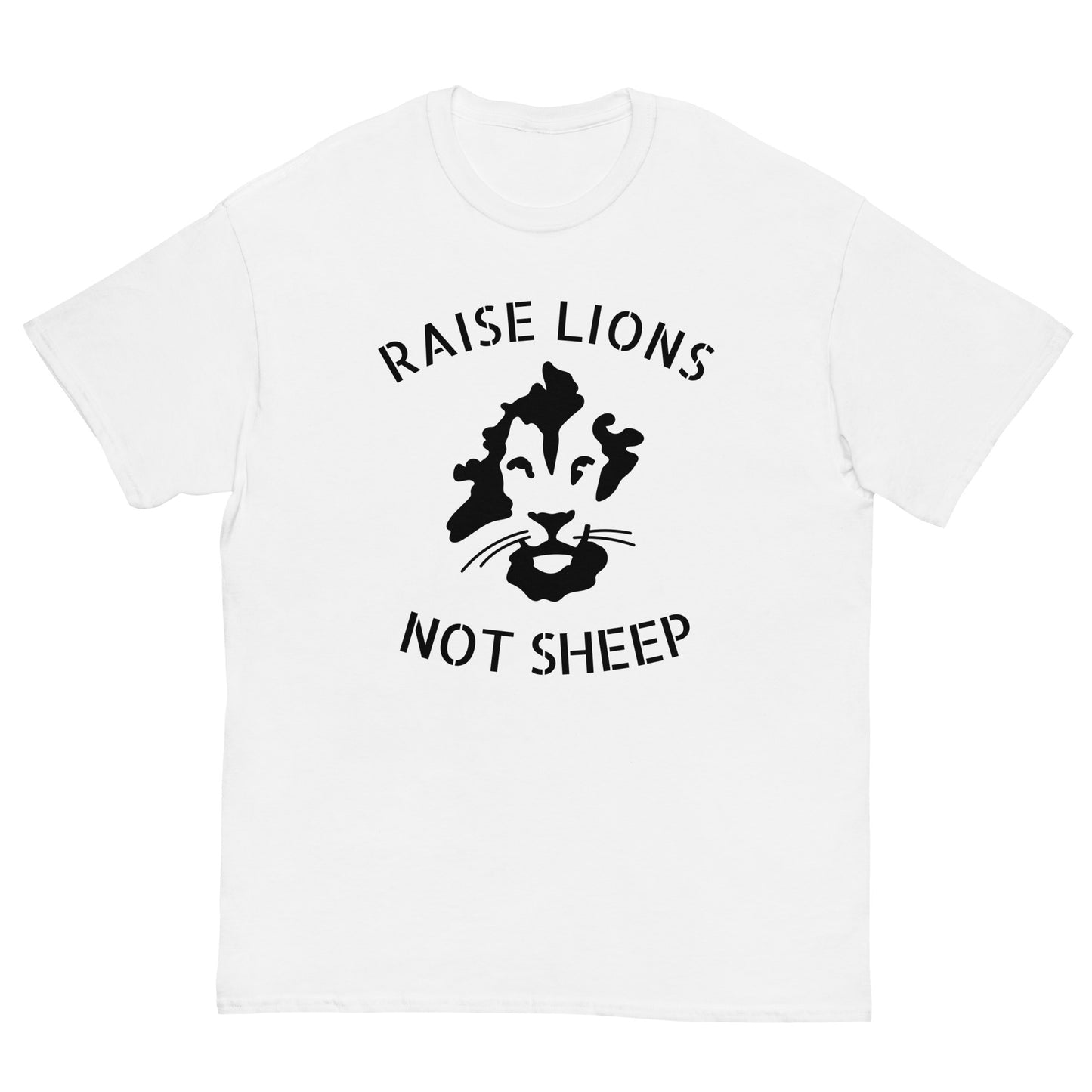 Raise LIONS, not sheep - Classic tee