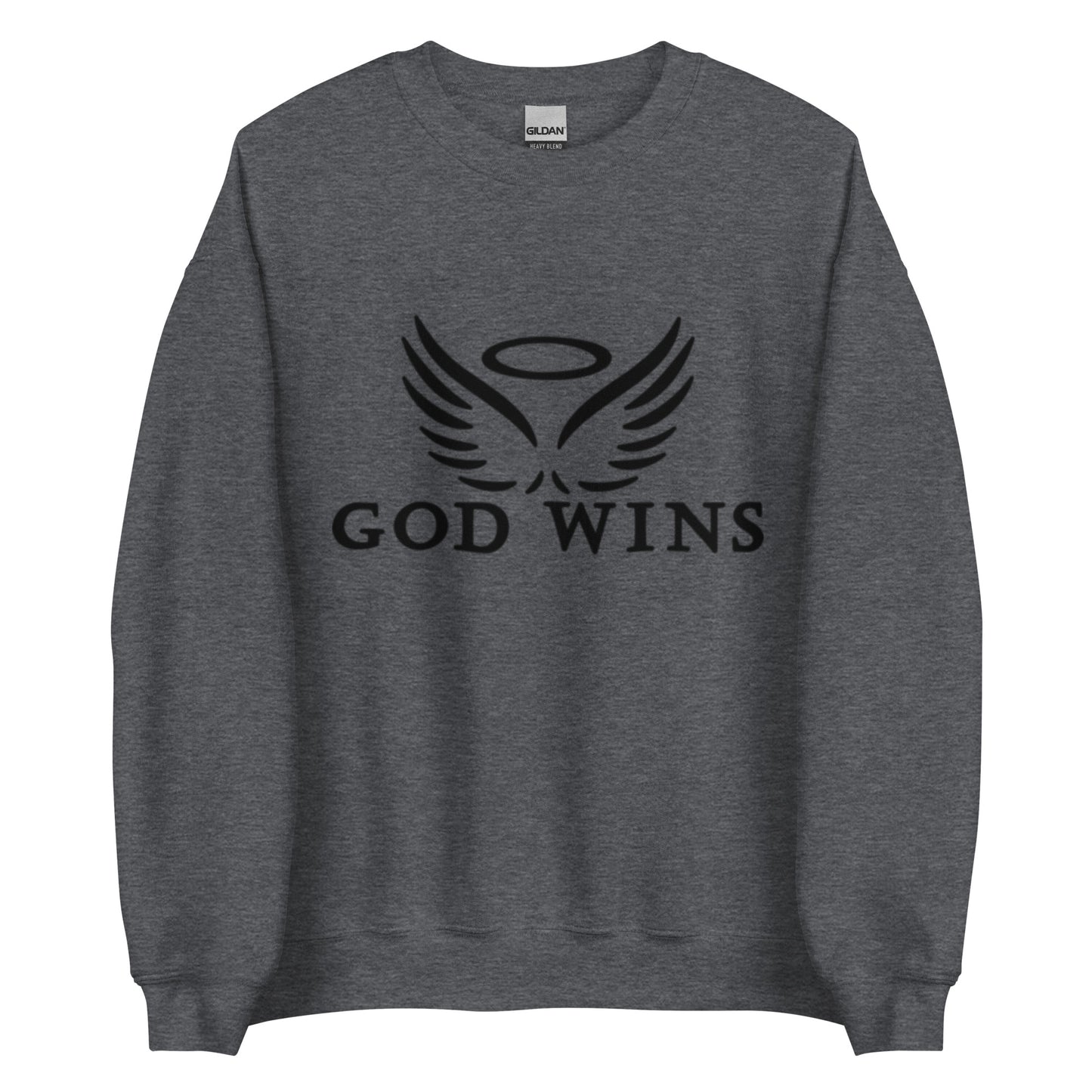 God Wins Unisex Crew Neck Sweatshirt
