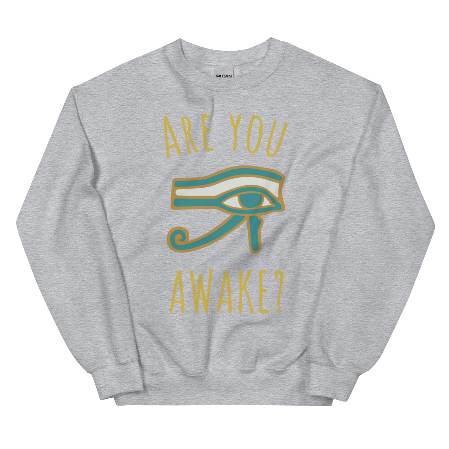 Are you Awake? Unisex crew neck Sweatshirt