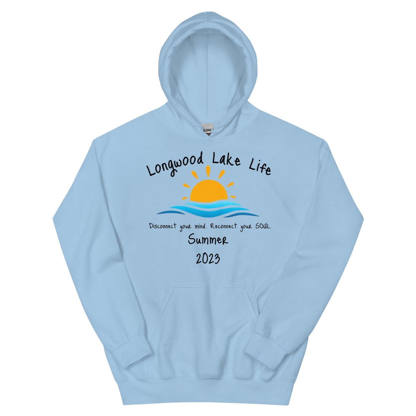 Longwood Lake Summer 2023 Special Edition Unisex  Hoodie (black lettering)