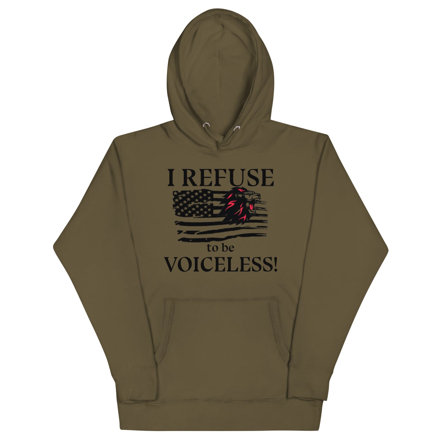 I Refuse to be Voiceless Unisex Hoodie