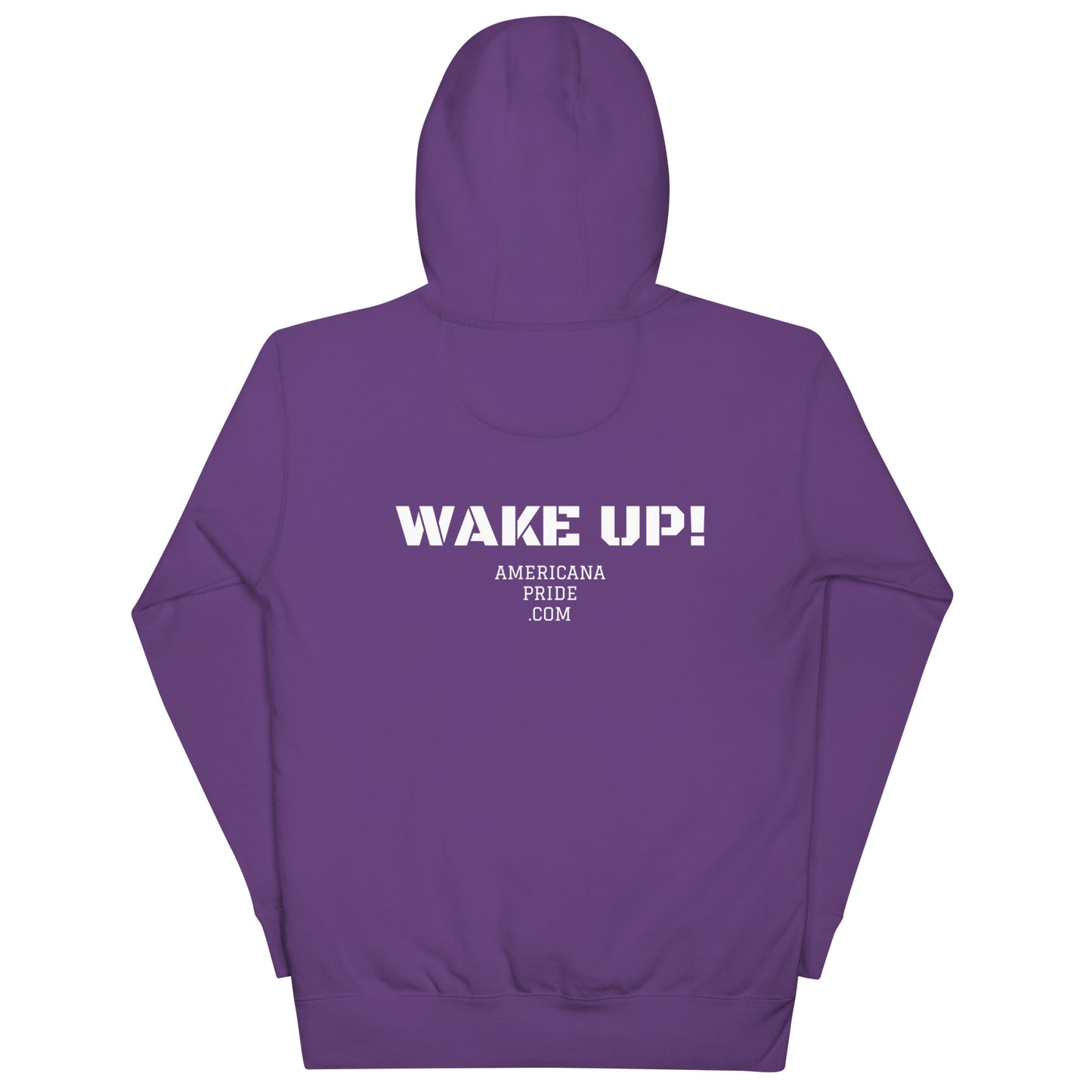 If you are not part of the movement, you ARE the movement - wake up!  Unisex Hoodie (white lettering)