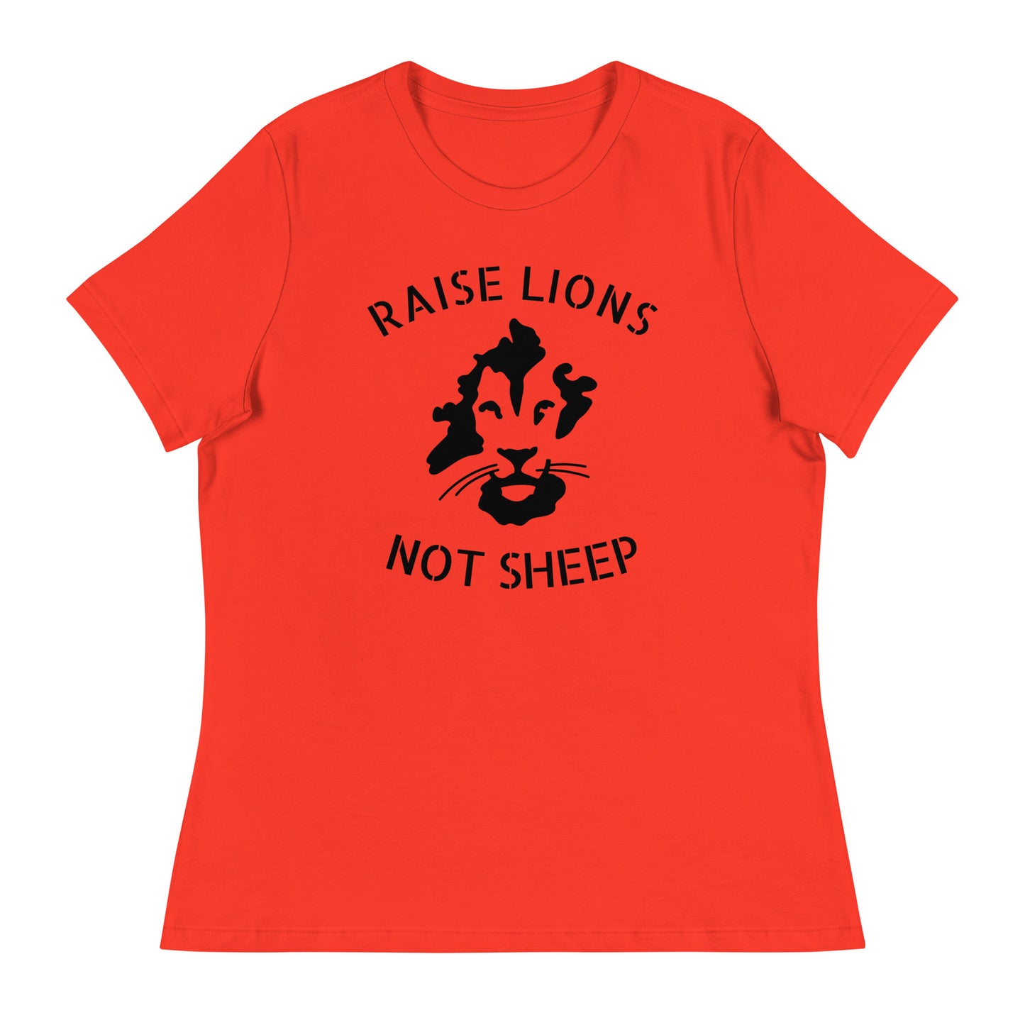 Raise LIONS not sheep women's tee
